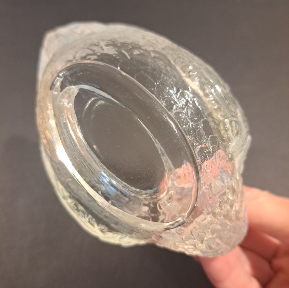 Swan Shape Opalescent Glass Vintage Candy Dish Figural Trinket Bowl Fenton? - Picture 7 of 7